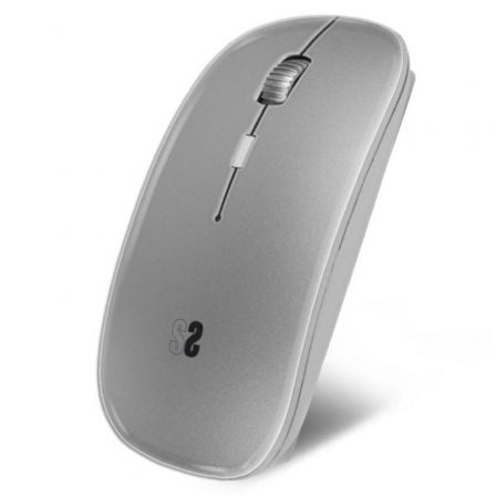 Ratón Inalámbrico por Bluetooth Subblim Dual Flat/ Hasta 1600 DPI/ Plata
