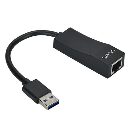 ADAPTADOR USB A LAN GIGABIT SVEON SCT222 - USB 3.0 - CONECTOR RJ45 - CHIPSET RTL5183
