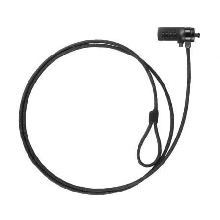 Cable de Seguridad para Portátiles TooQ TQCLKC0015-G/ 1.5m