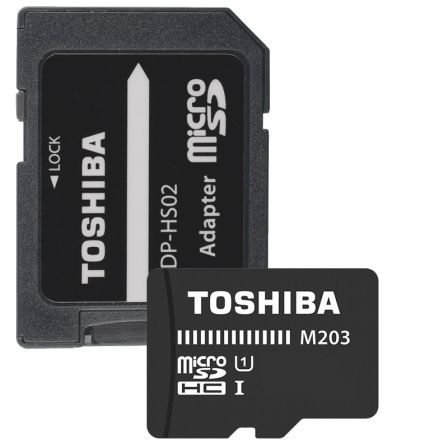 CARTÃO MICROSD HC + ADAPTADOR TOSHIBA EXCERIA M203 - 32GB