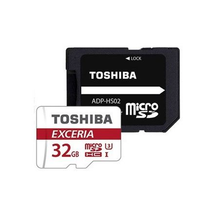 TARJETA MICROSD HC + ADAPTADOR TOSHIBA EXCERIA - 32GB - CLASE 10 - 90MB/S