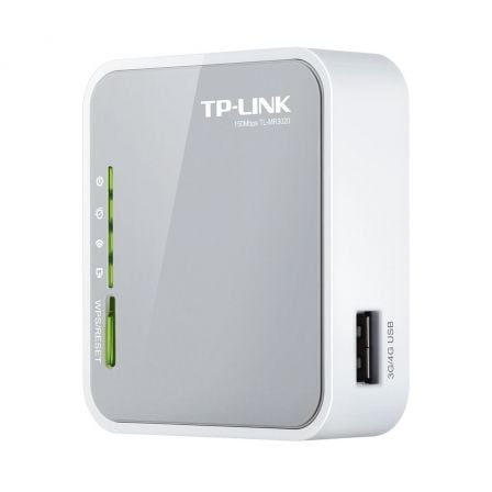 Router Inalámbrico 3G TP-Link TL-MR3020 150Mbps/ 2.4GHz/ 1 Antena/ WiFi 802.11n/g/b