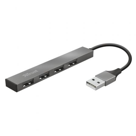 Hub USB 2.0 Trust Halyx/ 4 Puertos USB