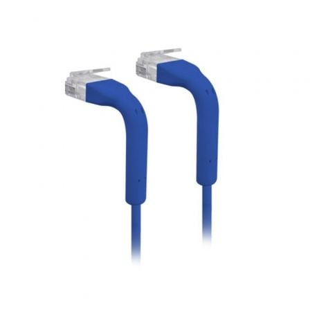Cable Acodado Ubiquiti U-Cable-Patch-RJ45-BL/ 10cm/ Azul