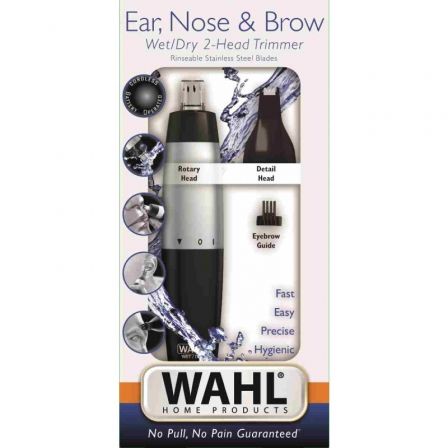 Recortadora Wahl Ear Nose Blow Wet and Dry 2 Trimmer 5560-1416/ con Batería/ 6 Accesorios