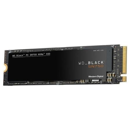 DISCO SÓLIDO WESTERN DIGITAL BLACK SN750 NVME 250GB - PCIE GEN3 - M.2 2280 - LECTURA 3100MB/S - ESCRITURA 1600MB/S