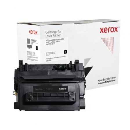 Tóner compatible Xerox 006R03632 compatible con HP CE390A/ 1000 páginas/ Negro