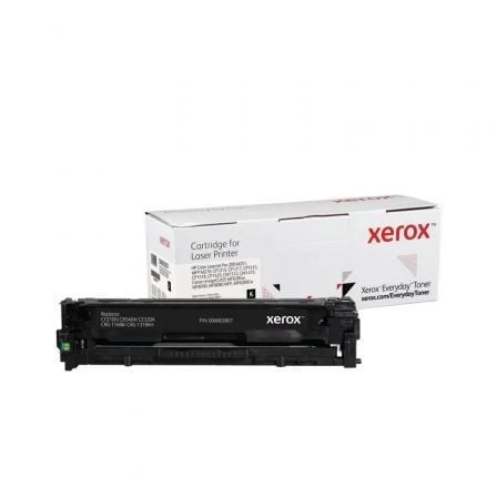 Tóner compatible Xerox 006R03807 compatible con HP CF210X/CB540A/CE320A/CRG-116BK/CRG-131BKH/ 2400 páginas/ Negro