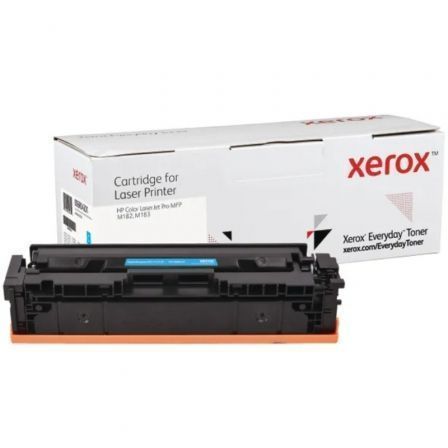 Tóner compatible Xerox 006R04201 compatible con HP W2411A/ 850 páginas/ Cian