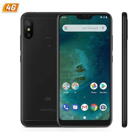 SMARTPHONE MÓVIL XIAOMI MI A2 LITE PRETO - 5.84'/14.83CM - OC SNAPDRAGON 625 2.0GHZ - 4GB RAM - 64GB - CAM (12+5)/5MP - 4G - DUAL SIM - BAT 4000MAH