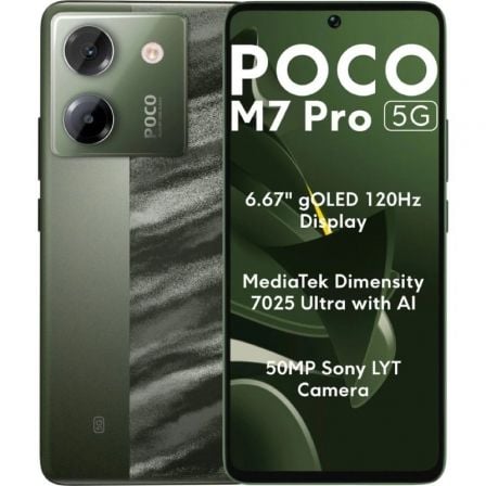 Smartphone Xiaomi POCO M7 Pro 12GB/ 512GB/ 6.67/ 5G/ Verde - click para más información Smartphone Xiaomi POCO M7 Pro 12GB/ 512GB/ 6.67/ 5G/ Verde