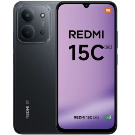 Smartphone Xiaomi Redmi 15C 4GB/ 128GB/ 6.9/ 5G/ Negro