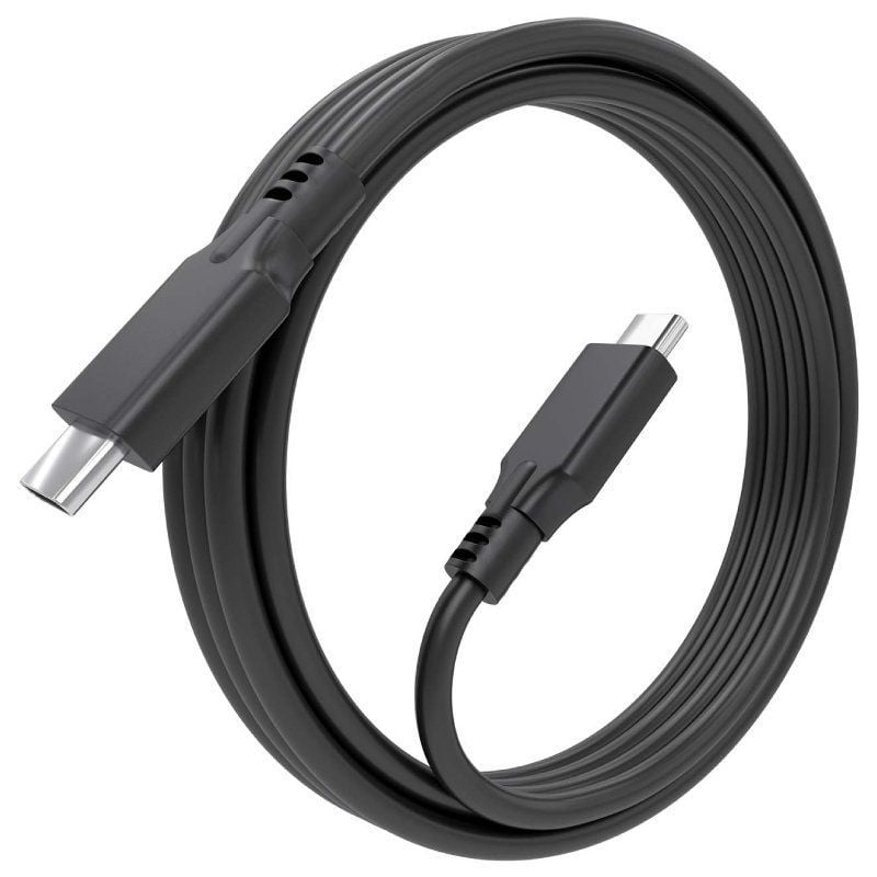 Cable USB 3.2 Tipo-C Aisens A107-0874 20GBPS 5A 100W/ USB Tipo-C Macho - USB Tipo-C Macho/ Hasta 100W/ 20Gbps/ 2m/ Gris