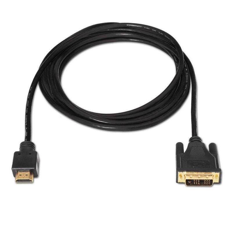 Cable HDMI Aisens A117-0090/ DVI Macho - HDMI Macho/ 1.8m/ Negro