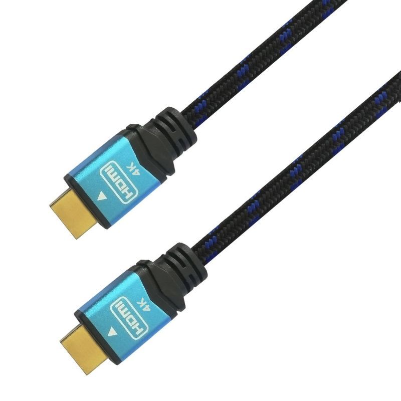 Cable HDMI 2.0 4K Aisens A120-0359/ HDMI Macho - HDMI Macho/ 5m/ Negro y Azul
