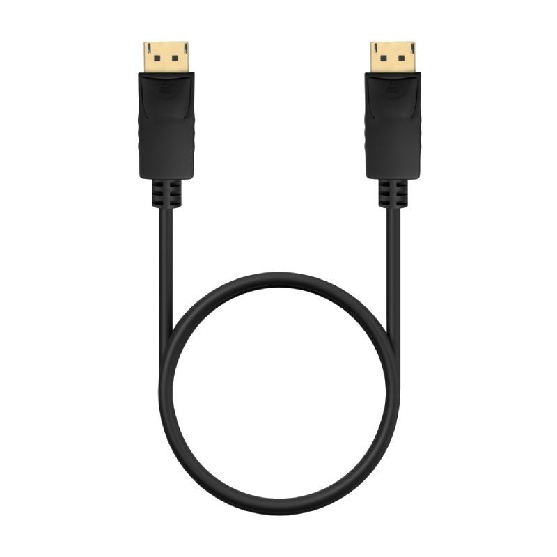 Cable DisplayPort 1.2 CCS 4K Aisens A124-0742/ DisplayPort Macho - DisplayPort Macho/ Hasta 5W/ 2300Mbps/ 5m/ Negro
