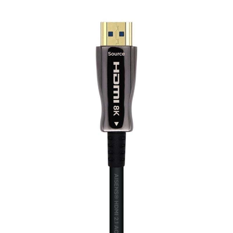 Cable HDMI 2.1 AOC 8K Aisens A153-0521/ HDMI Macho - HDMI Macho/ 50m/ Negro