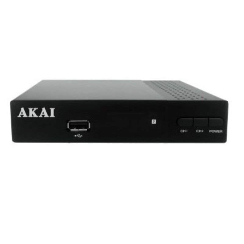 Receptor TDT HD AKAI ZAP26510K_L, TDT T2, HDMI, Euroconector, H.265, USB, Internet - TDT - Satélite