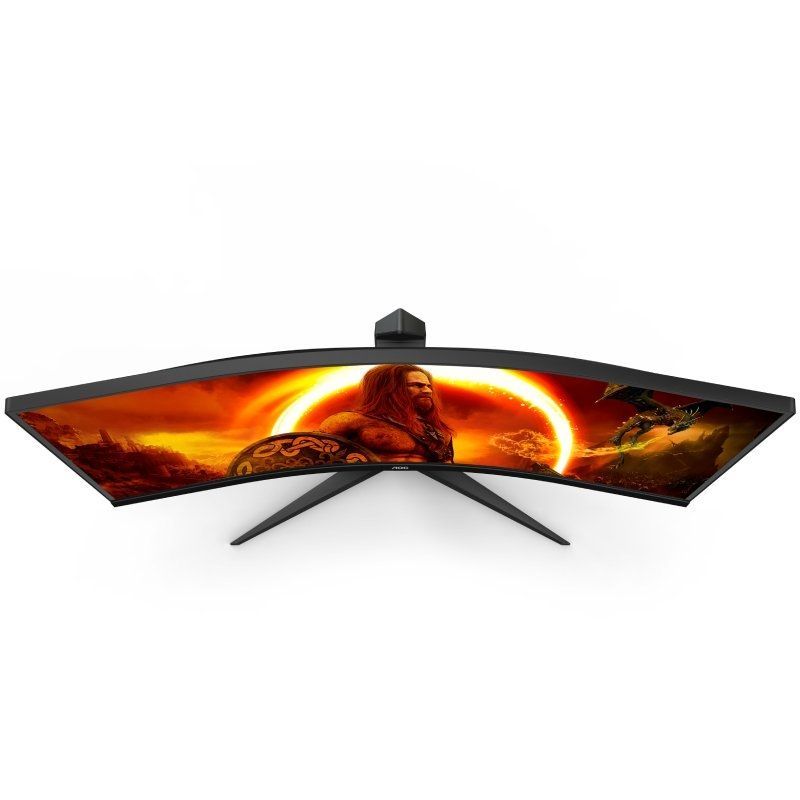 Monitor Gaming Ultrapanorámico Curvo AOC CU34G2XP/BK 34"/ WQHD/ 1ms/ 180Hz/ VA/ Negro