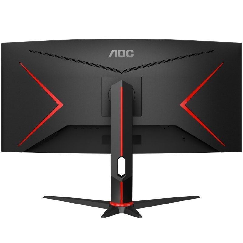 Monitor Gaming Ultrapanorámico Curvo AOC CU34G2XP/BK 34"/ WQHD/ 1ms/ 180Hz/ VA/ Negro