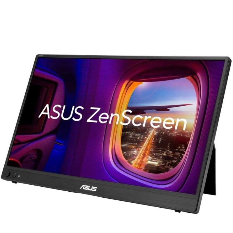 Monitor Portátil Asus ZenScreen MB16AHVE 15.6"/ Full HD/ Negro