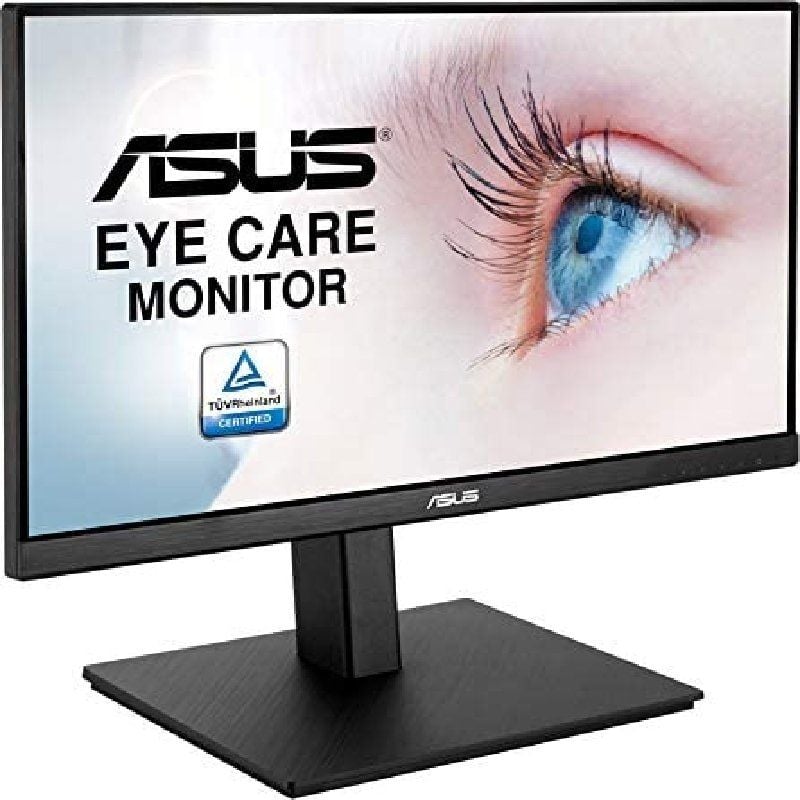Monitor Profesional Asus VA229QSB 21.5"/ Full HD/ Multimedia/ Regulable en altura/ Negro
