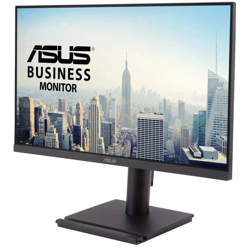 Monitor Profesional Asus VA249QGSE 24"/ Full HD/ Multimedia/ Regulable en altura/ Negro