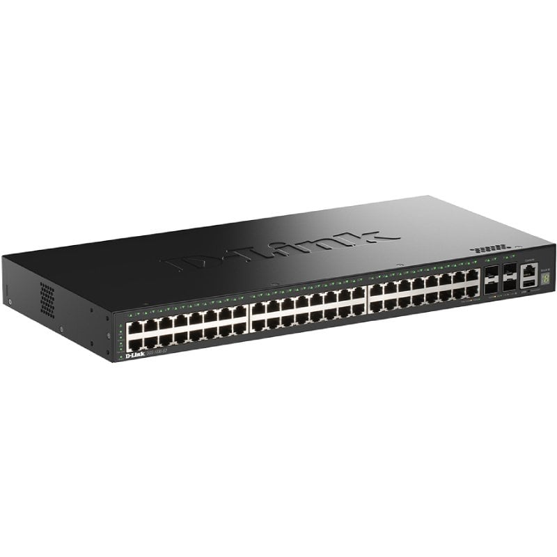 Switch Gestionable D-Link DGS-1530-52/E 48 Puertos/ RJ-45 10Gbps/ SFP/ PoE