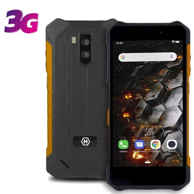 Smartphone ruggerizado hammer iron 3 1gb/ 16gb/ 5.5'/ negro y naranja