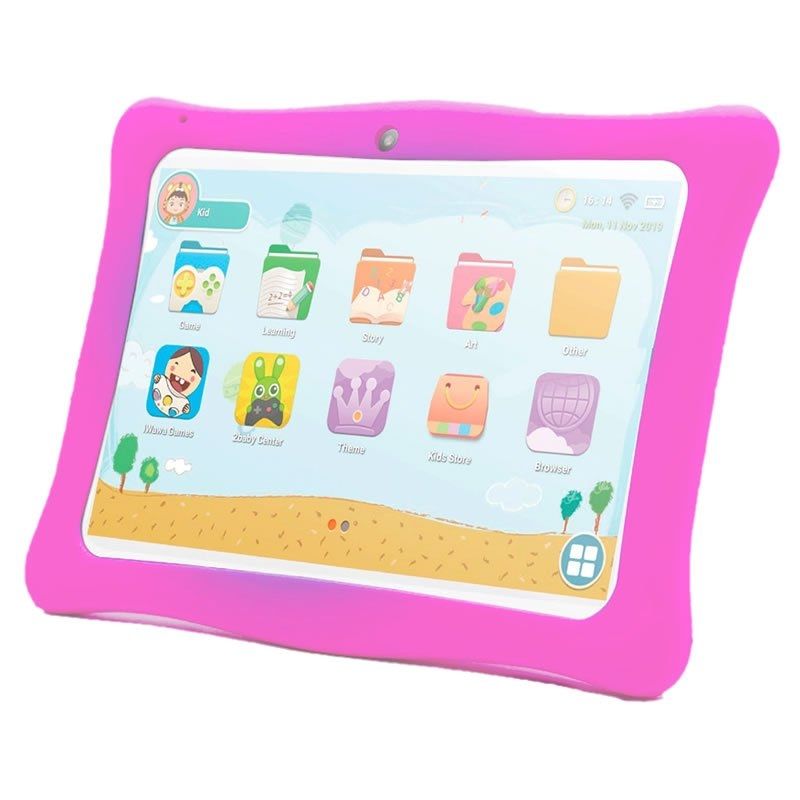Tablet para niños innjoo k102 10'/ 1gb/ 16gb/ blanca y rosa