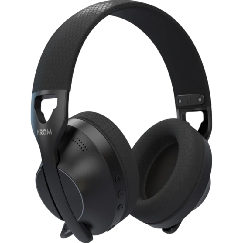 Auriculares Gaming Inalámbricos con Micrófono Krom Phase/ Bluetooth/ Jack 3.5/ USB 2.0/ Negros