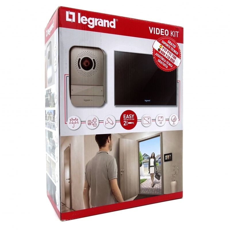Videoportero automático legrand video door-entry solutions lg-369220/ gris