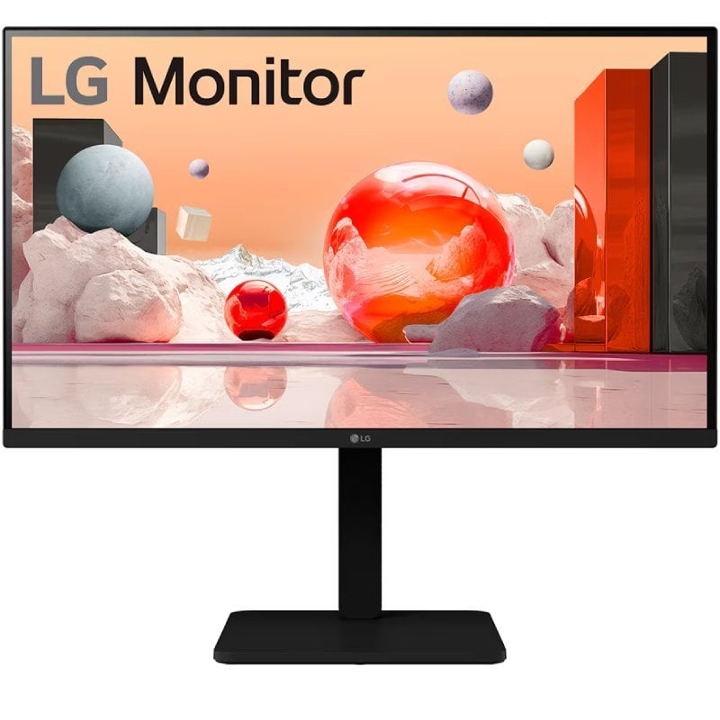 Monitor Profesional LG 24BA560-T 24'/ Full HD/ Multimedia/ Regulable en altura/ Negro