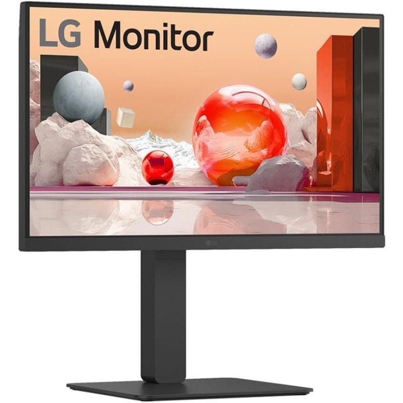 Monitor Profesional LG 24BA850-B 23.8"/ Full HD/ Webcam/ Multimedia/ Negro