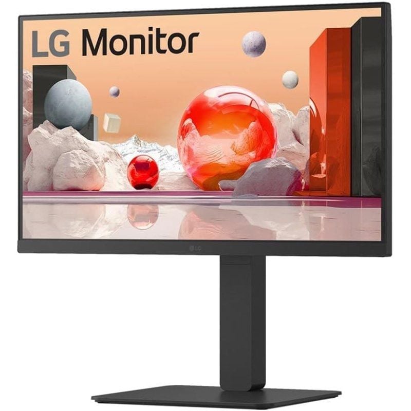 Monitor Profesional LG 24BA850-B 23.8"/ Full HD/ Webcam/ Multimedia/ Negro