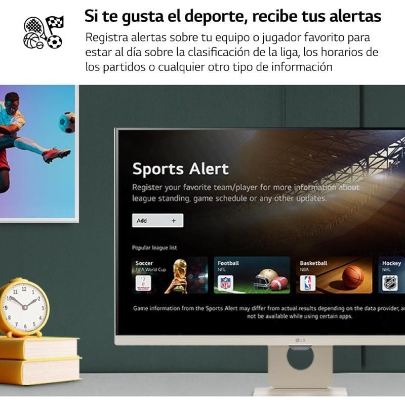 Smart Monitor LG MyView 32SR50F-W 31.5"/ Full HD/ Multimedia/ Smart TV/ Blanco