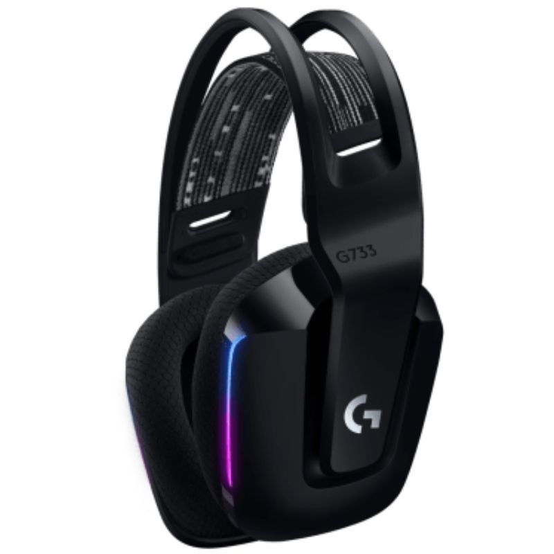 Auriculares Gaming Inalámbricos con Micrófono Logitech G733/ Negros