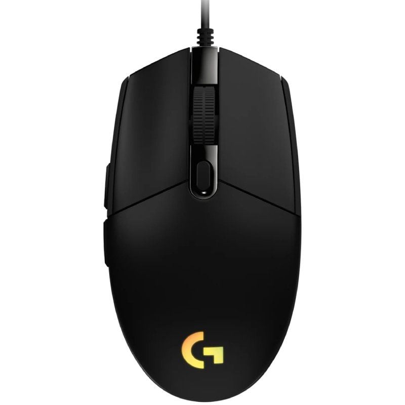 Ratón Gaming Logitech G203 Lightsync/ Hasta 8000 DPI/ Negro
