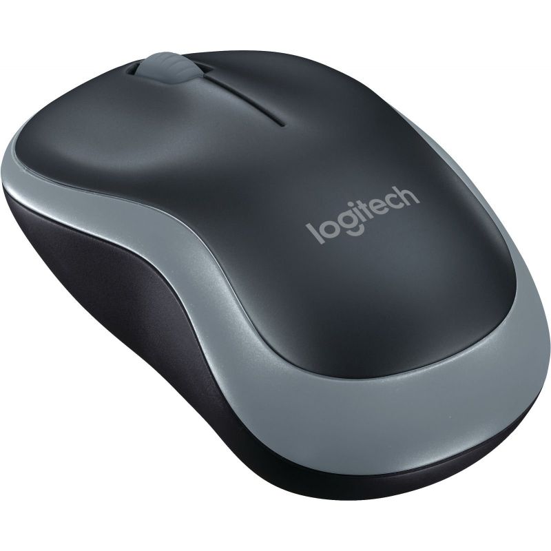 Ratón Inalámbrico Logitech M185/ Hasta 1000 DPI/ Gris (ref. 910-002235)