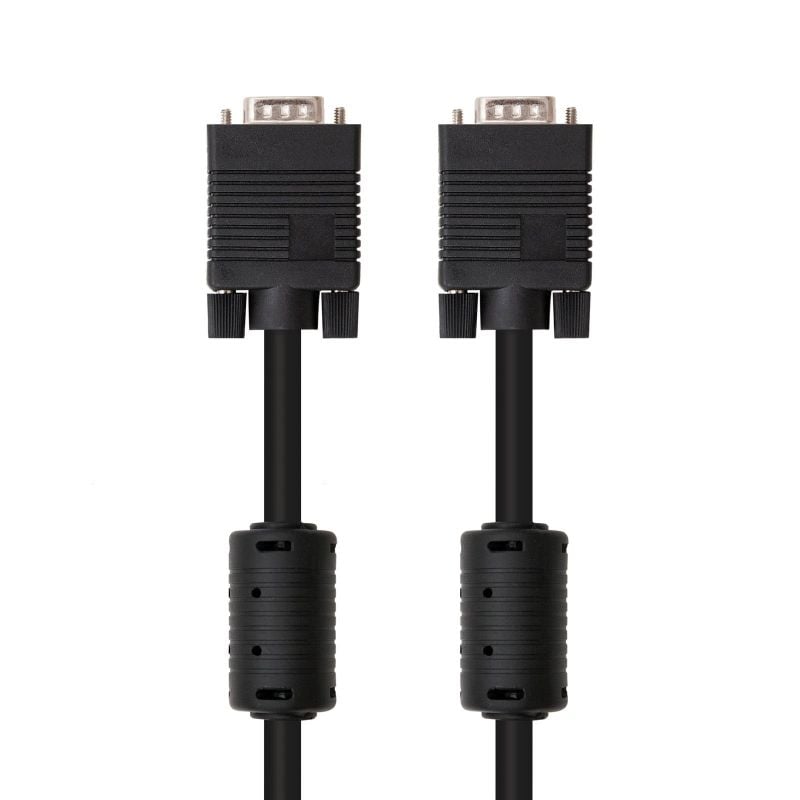 Cable SVGA Nanocable 10.15.0102/ VGA Macho - VGA Macho/ 1.8m/ Negro