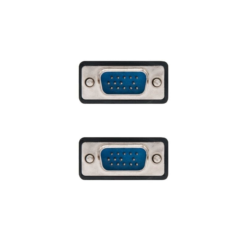 Cable SVGA Nanocable 10.15.0102/ VGA Macho - VGA Macho/ 1.8m/ Negro