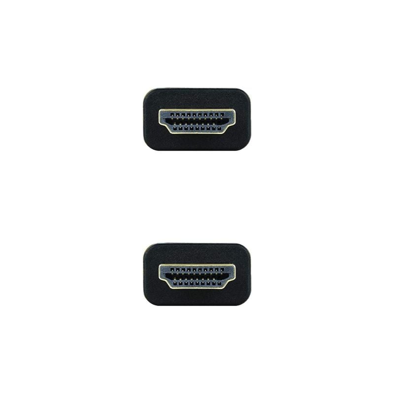 Cable HDMI 2.0 4K Nanocable 10.15.3725/ HDMI Macho - HDMI Macho/ 25m/ Negro