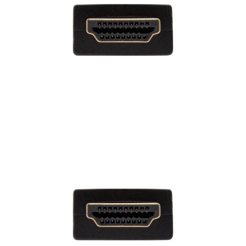 Cable HDMI 2.0 4K Nanocable 10.15.3803/ HDMI Macho - HDMI Macho/ 3m/ Negro