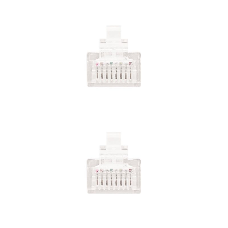 Cable de Red RJ45 UTP Nanocable 10.20.0101-W Cat.5e/ 1m/ Blanco