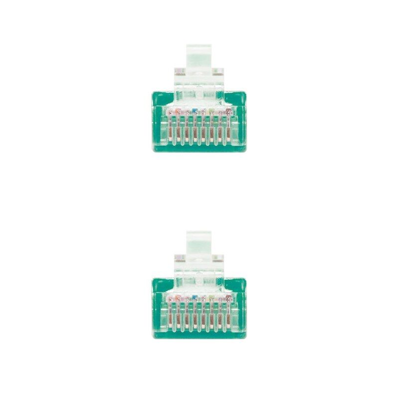 Cable de Red RJ45 UTP Nanocable 10.20.0400-L25-GR Cat.6/ 25cm/ Verde