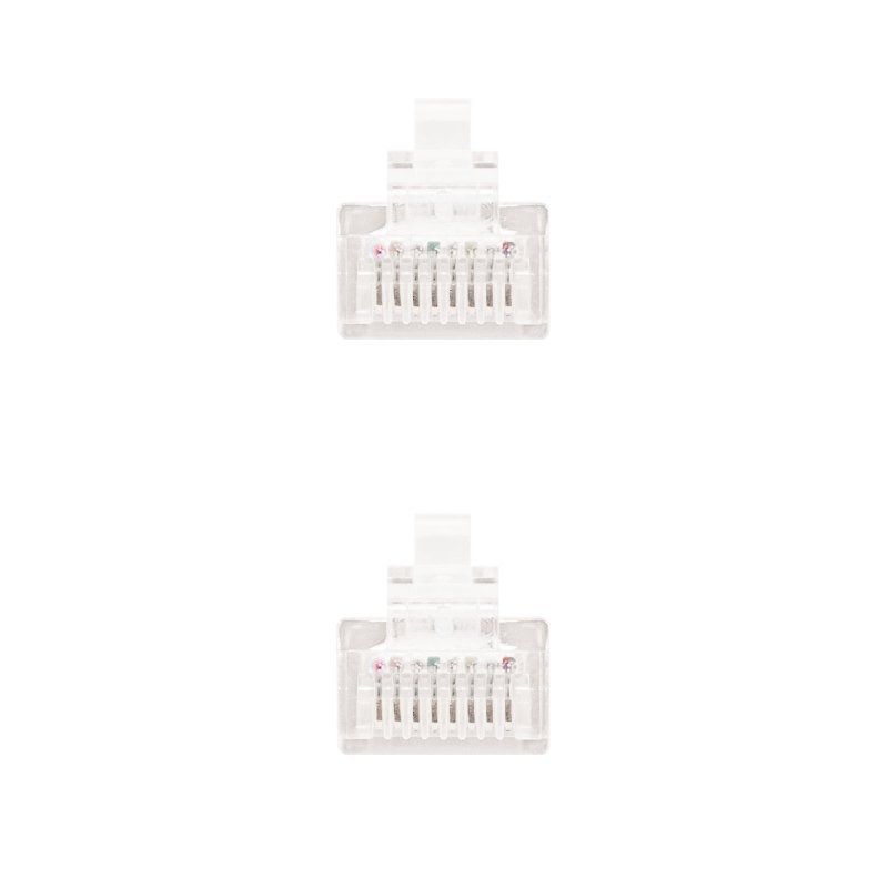 Cable de Red RJ45 UTP Nanocable 10.20.0400-L25-W Cat.6/ 25cm/ Blanco