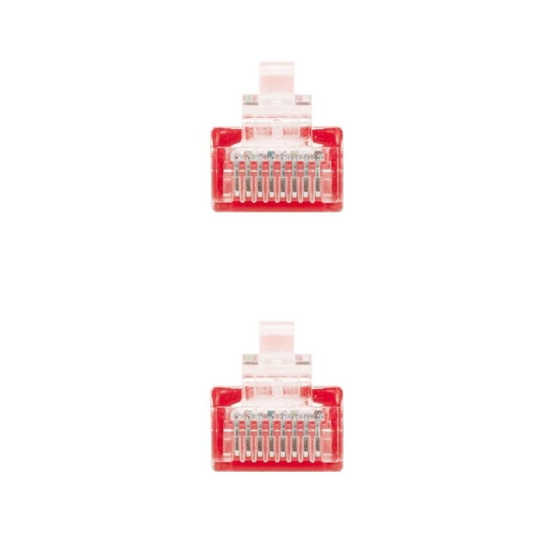 Cable de Red RJ45 UTP Nanocable 10.20.0401-R Cat.6/ 1m/ Rojo