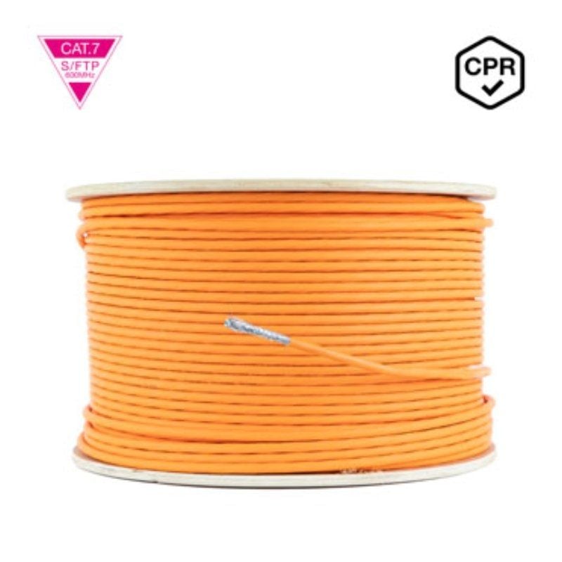 Bobina de Cable SFTP PIMF AWG23 Nanocable 10.20.1700-305 Cat.7/ 305m/ Naranja