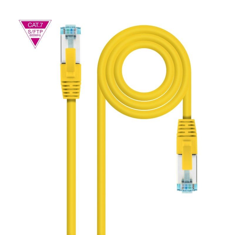 Cable de Red RJ45 SFTP Nanocable 10.20.1702-Y Cat.7/ 2m/ Amarillo