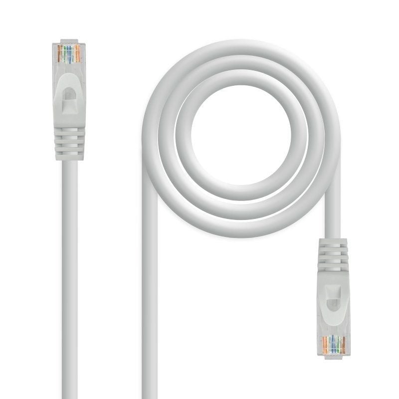 Cable de Red RJ45 UTP Nanocable 10.20.1800-L25 Cat.6A/ LSZH/ 25cm/ Gris